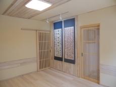 自然素材リフォーム　桐材