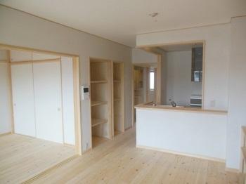 マンション　自然素材　リフォーム　リビング　ダイニング