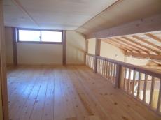 天然木の家ロフト床板