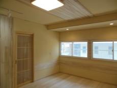 自然素材リフォーム　桐床材